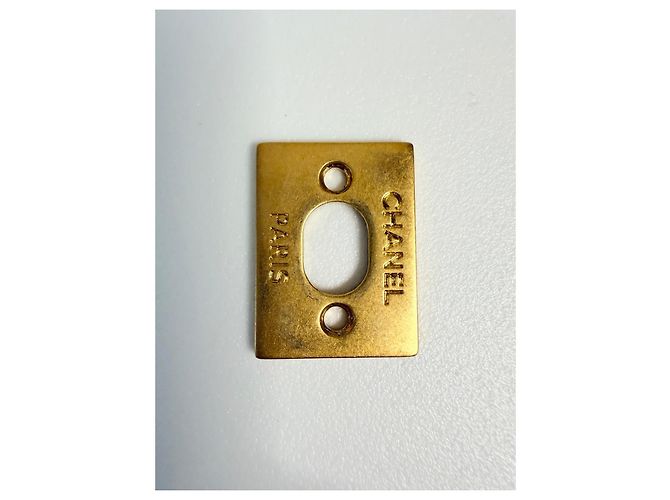 CHANEL rara chiusura originale CC turnlock D'oro Blu chiaro - vista 8