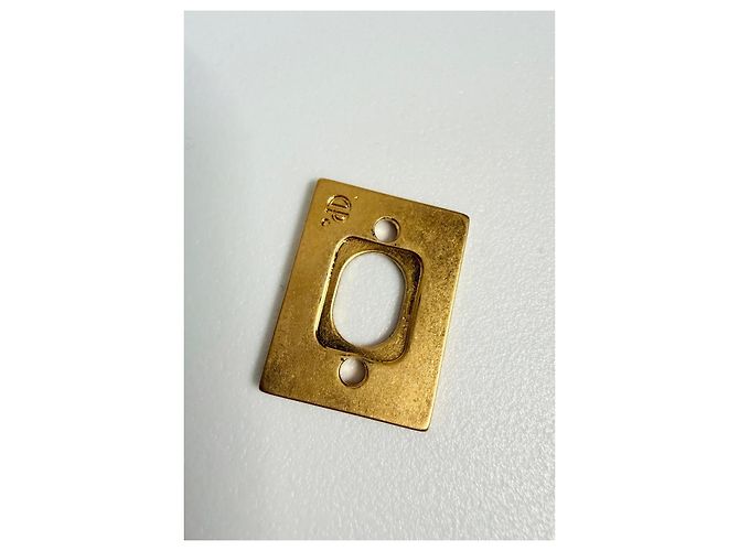 CHANEL rara chiusura originale CC turnlock D'oro Blu chiaro - vista 9