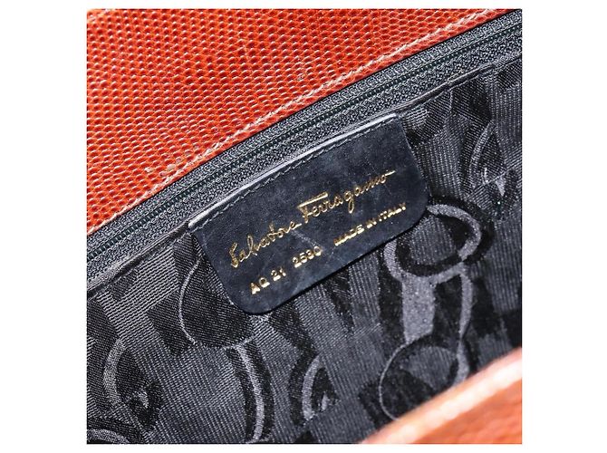 Borsa Vala in pelle Salvatore Ferragamo Marrone - vista 6