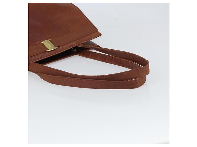 Borsa Vala in pelle Salvatore Ferragamo Marrone - vista 7