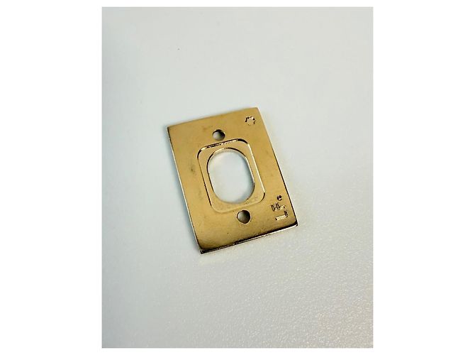 CHANEL  chiusura originale CC turnlock Bianco D'oro - vista 8