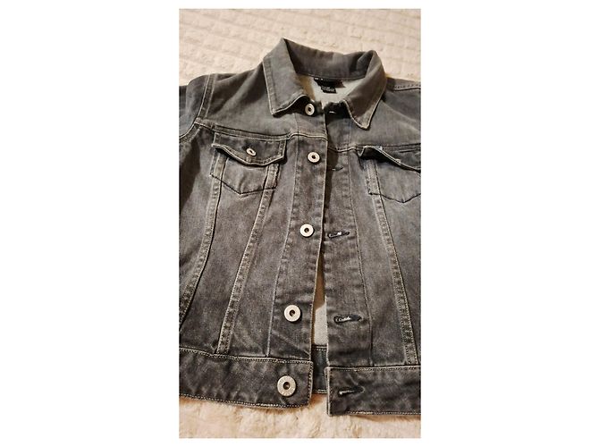 Graue Diesel Jeansjacke - Ansicht 10