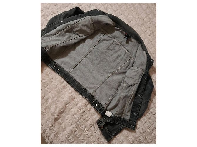 Graue Diesel Jeansjacke - Ansicht 11