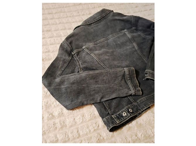 Graue Diesel Jeansjacke - Ansicht 12