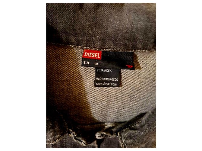 Graue Diesel Jeansjacke - Ansicht 2