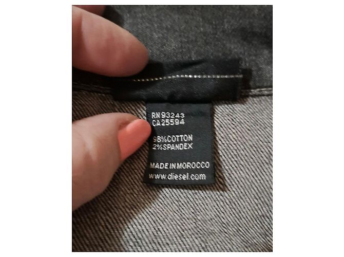 Graue Diesel Jeansjacke - Ansicht 3