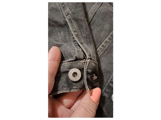 Graue Diesel Jeansjacke - Ansicht 9
