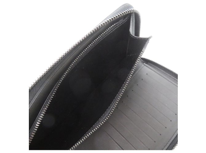Louis Vuitton Zippy Wallet in Black Shadow Leather - view 10