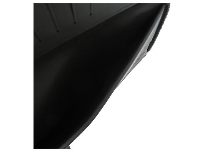 Louis Vuitton Zippy Wallet in Black Shadow Leather - view 9