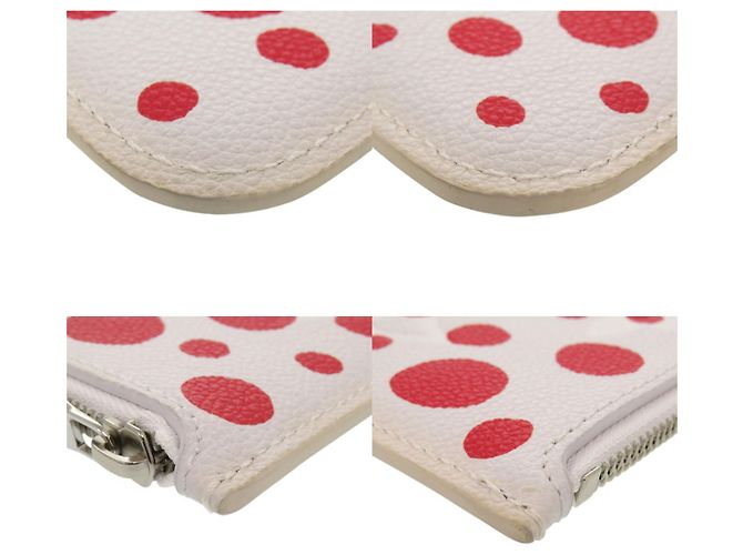 Pochette Neverfull Louis Vuitton Infinity Dot Yayoi Kusama Bianco Rosso - vista 3