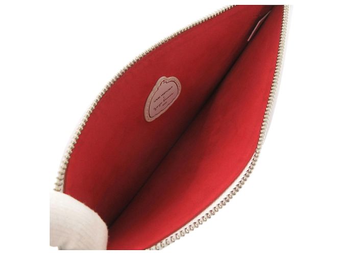 Pochette Neverfull Louis Vuitton Infinity Dot Yayoi Kusama Bianco Rosso - vista 4