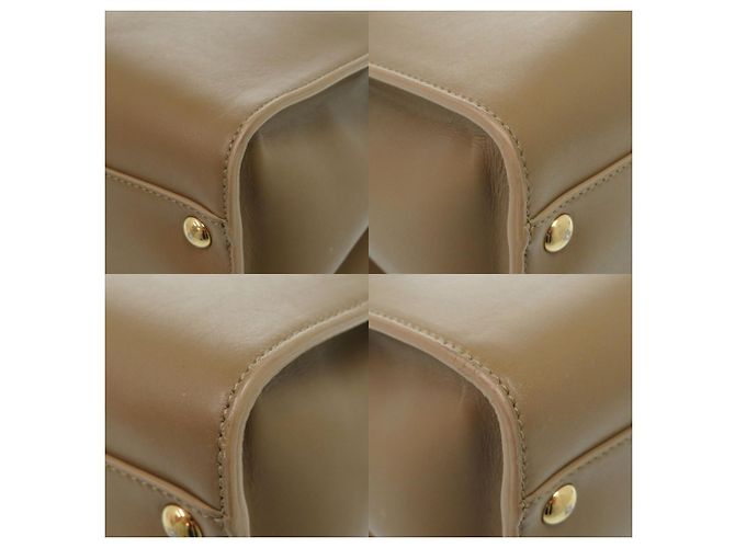 Borsa a mano Salvatore Ferragamo in pelle marrone rossa Rosso - vista 4