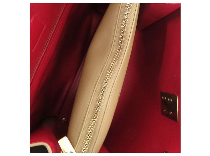 Borsa a mano Salvatore Ferragamo in pelle marrone rossa Rosso - vista 5
