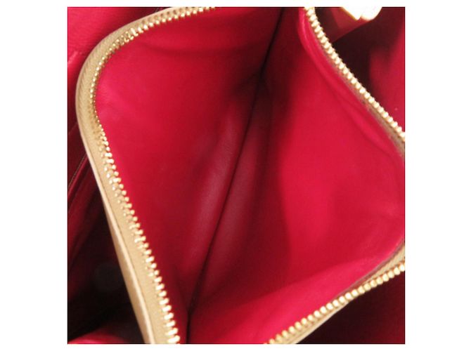 Borsa a mano Salvatore Ferragamo in pelle marrone rossa Rosso - vista 6