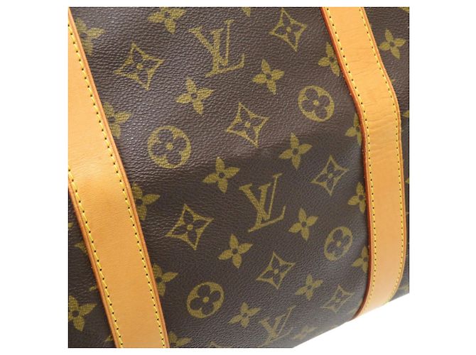 Monogram Boston Bag Keepall Bandoulière 60 Louis Vuitton Braun Monogramm - Ansicht 6