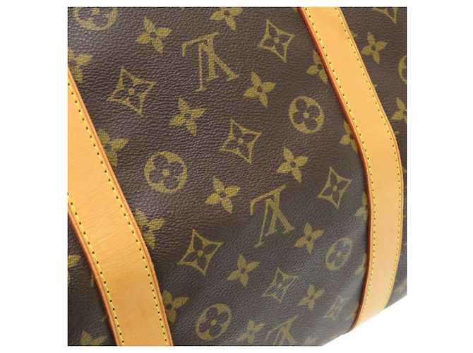 Monogram Boston Bag Keepall Bandoulière 60 Louis Vuitton Braun Monogramm - Ansicht 7