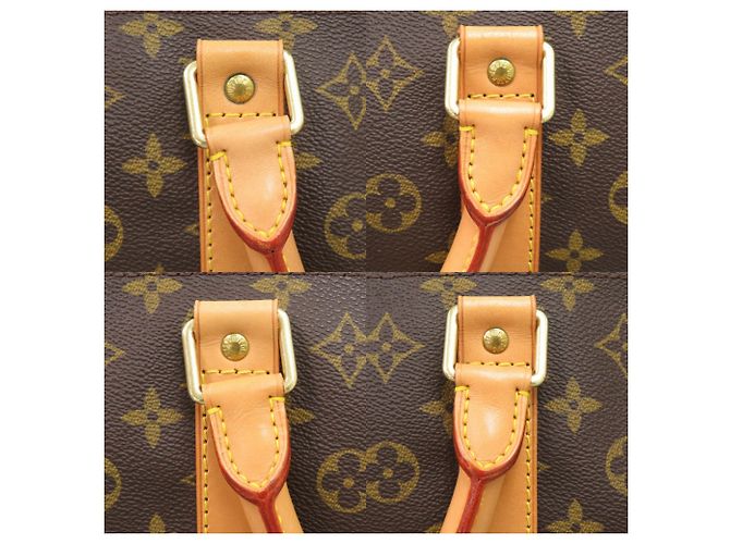 Monogram Boston Bag Keepall Bandoulière 60 Louis Vuitton Braun Monogramm - Ansicht 9