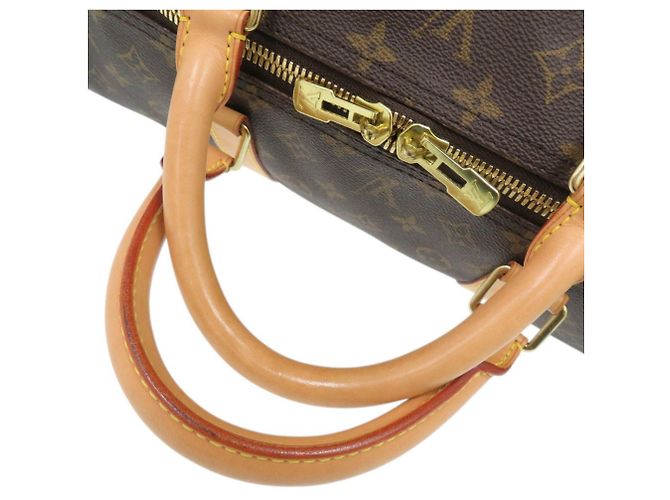 Borsa Boston Keepall 60 Monogram Louis Vuitton Marrone Monogramma - vista 6