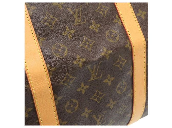 Borsa Boston Keepall 60 Monogram Louis Vuitton Marrone Monogramma - vista 8