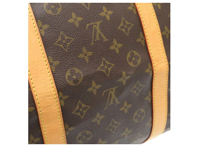 Borsa Boston Keepall 60 Monogram Louis Vuitton Marrone Monogramma - vista 9