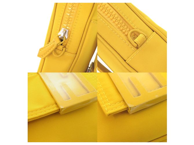 Pochette per telefono Fendi Baguette Giallo - vista 10