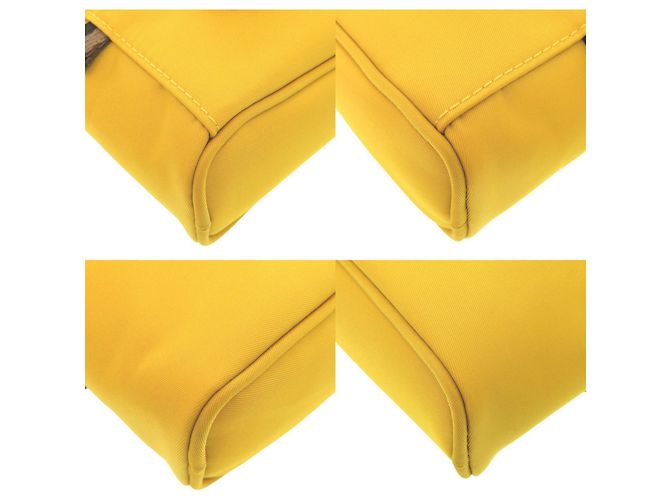Pochette per telefono Fendi Baguette Giallo - vista 4