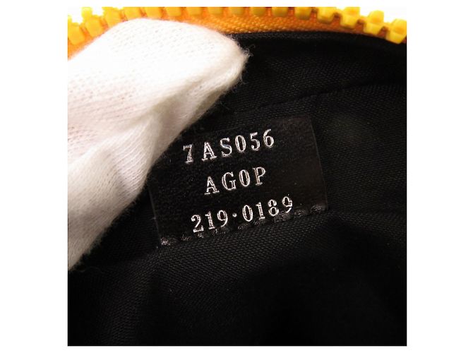 Pochette per telefono Fendi Baguette Giallo - vista 8