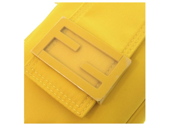 Pochette per telefono Fendi Baguette Giallo - vista 9