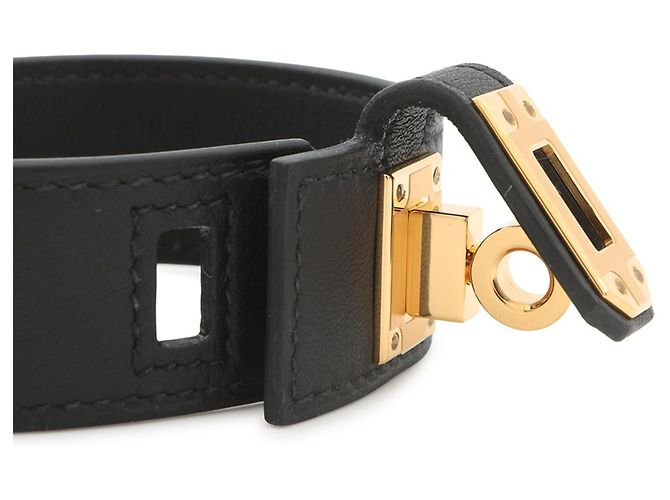 Bracelet Hermès Kelly Twist, PM Noir - vue 5