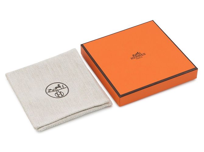 Collana Lunga Fauve all'Uncinetto Hermès Rosso - vista 10