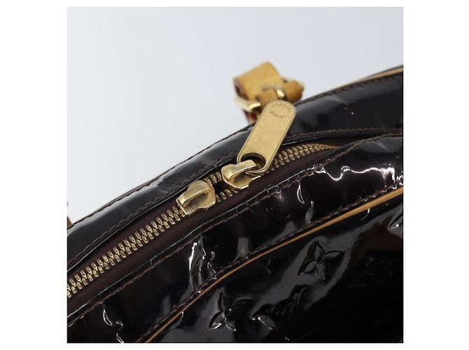 LOUIS VUITTON Borsa a Mano Summit Drive Monogram Vernis Amarante M93516 Auth BA10179 Bordò - vista 10