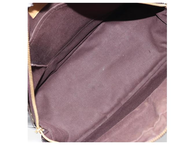 LOUIS VUITTON Borsa a Mano Summit Drive Monogram Vernis Amarante M93516 Auth BA10179 Bordò - vista 11