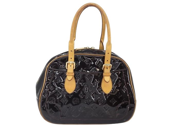 LOUIS VUITTON Borsa a Mano Summit Drive Monogram Vernis Amarante M93516 Auth BA10179 Bordò - vista 2