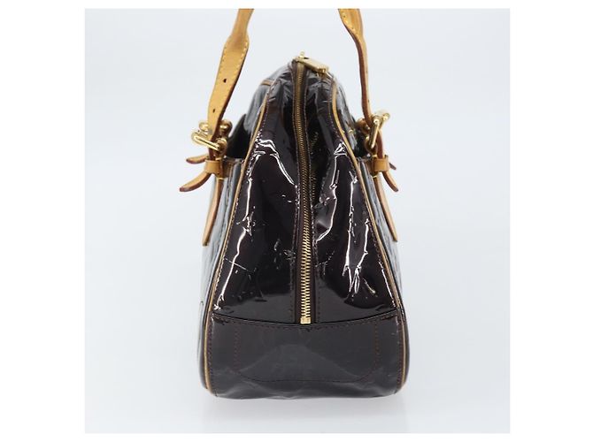 LOUIS VUITTON Borsa a Mano Summit Drive Monogram Vernis Amarante M93516 Auth BA10179 Bordò - vista 3