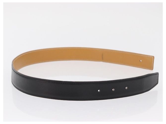 Hermès Cintura HERMES Constance in pelle 25,6"" - E27,6"" 2 pezzi Nero Auth am10603 - vista 14