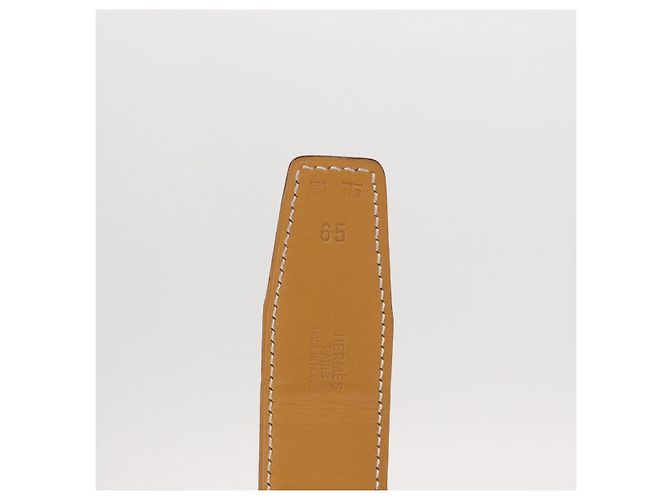 Hermès Cintura HERMES Constance in pelle 25,6"" - E27,6"" 2 pezzi Nero Auth am10603 - vista 17