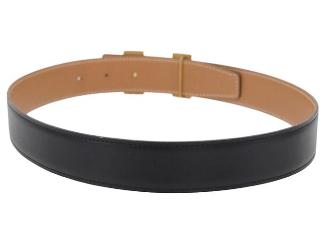 Hermès Cintura HERMES Constance in pelle 25,6"" - E27,6"" 2 pezzi Nero Auth am10603 - vista 3