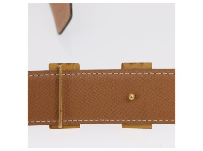 Hermès Cintura HERMES Constance in pelle 25,6"" - E27,6"" 2 pezzi Nero Auth am10603 - vista 7