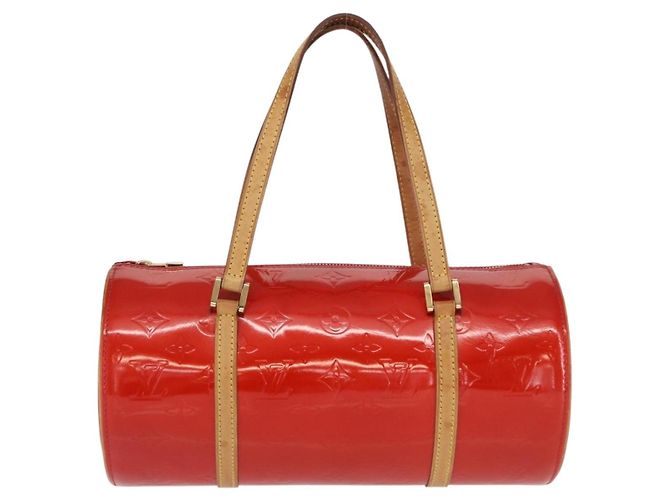 LOUIS VUITTON Borsa a Mano Monogram Vernis Bedford Rossa M91328 LV Auth 165164 Rosso - vista 13