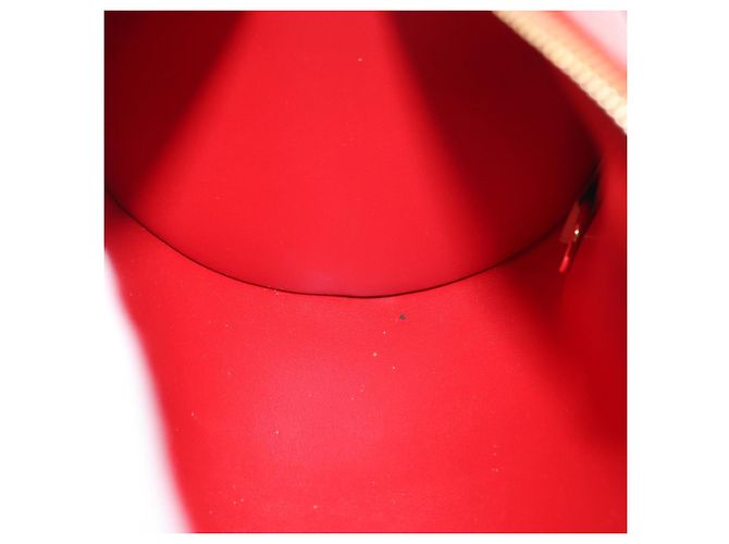 LOUIS VUITTON Borsa a Mano Monogram Vernis Bedford Rossa M91328 LV Auth 165164 Rosso - vista 19