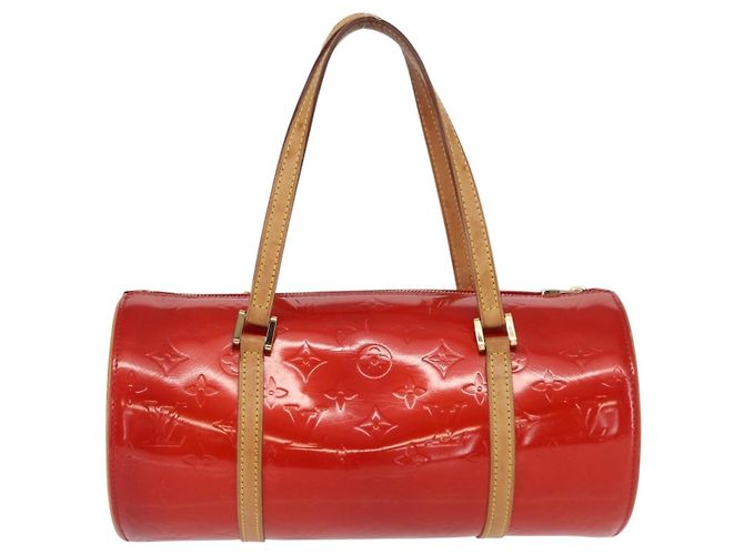 LOUIS VUITTON Borsa a Mano Monogram Vernis Bedford Rossa M91328 LV Auth 165164 Rosso - vista 2