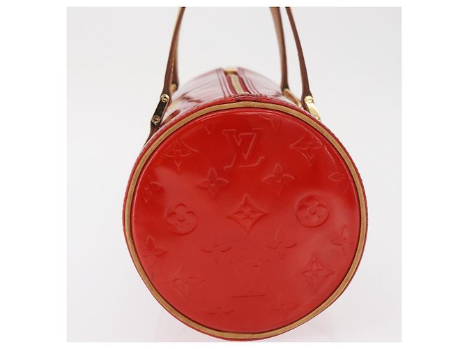 LOUIS VUITTON Borsa a Mano Monogram Vernis Bedford Rossa M91328 LV Auth 165164 Rosso - vista 3