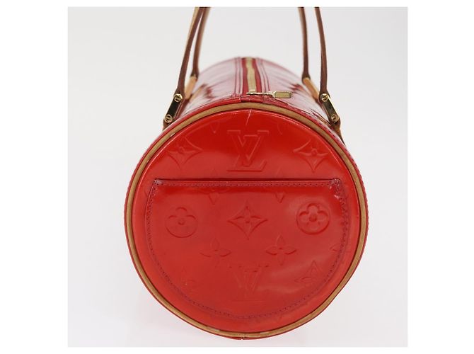 LOUIS VUITTON Borsa a Mano Monogram Vernis Bedford Rossa M91328 LV Auth 165164 Rosso - vista 4