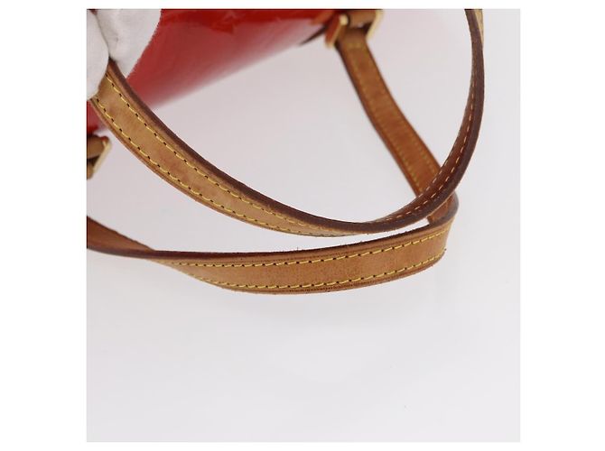 LOUIS VUITTON Borsa a Mano Monogram Vernis Bedford Rossa M91328 LV Auth 165164 Rosso - vista 7