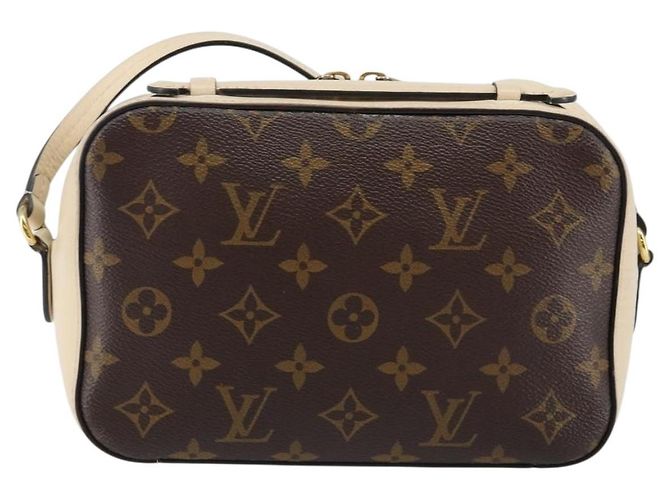 LOUIS VUITTON Borsa a Spalla Monogram Saintonge Bianca M43559 LV Auth 143616 Bianco - vista 2