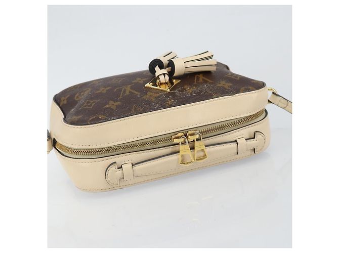 LOUIS VUITTON Borsa a Spalla Monogram Saintonge Bianca M43559 LV Auth 143616 Bianco - vista 6