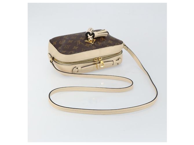 LOUIS VUITTON Borsa a Spalla Monogram Saintonge Bianca M43559 LV Auth 143616 Bianco - vista 7