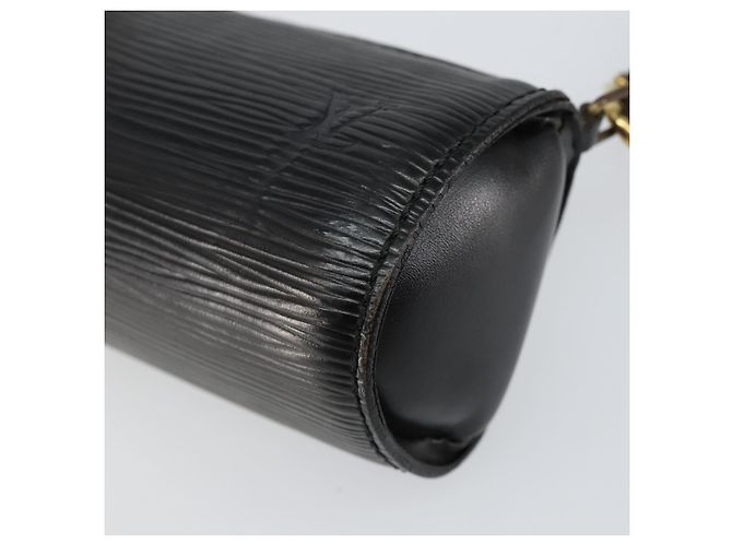 LOUIS VUITTON Pochette Soufflot Epi Nera LV Auth 145034 Nero - vista 10