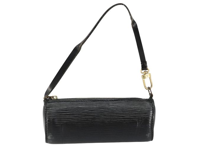 LOUIS VUITTON Pochette Soufflot Epi Nera LV Auth 145034 Nero - vista 13