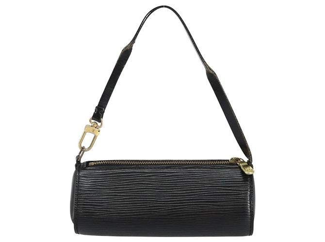 LOUIS VUITTON Pochette Soufflot Epi Nera LV Auth 145034 Nero - vista 2